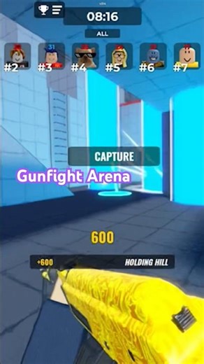 Blasting Shots - Gunfight Arena Roblox Game || #roblox #gamer #robloxedit #stream #shorts