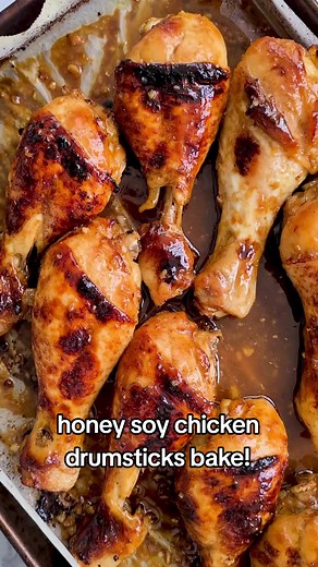 Delicious Honey Soy Baked Chicken Drumsticks Recipe