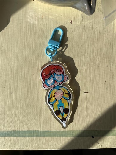 DISPATCH Waterboy Keychain - Glitter Epoxy 3” - Etsy