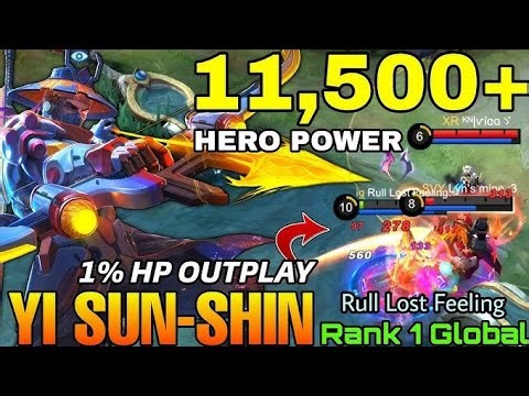 INSANE Yi Sun-Shin Gameplay 🔥 Global Ultimate Carry | Mobile Legends 5v5 Ranked