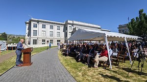 GALLERY: Crews break ground on new building north of Utah State Capitol