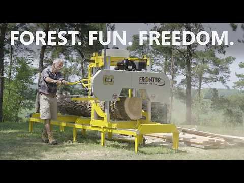 Frontier Sawmills Attachments - Log Loading Ramps & Winch System