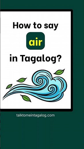 AIR in Tagalog: Nature and Weather Vocabulary | Filipino Lesson for Beginners