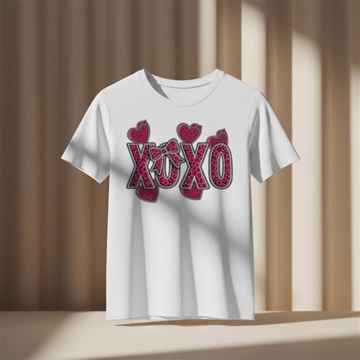 Pink Leopard XOXO PNG, Valentine Coquette Bow Shirt Design, Cheetah Print Love Hearts, Retro Valentine Sublimation, Valentines Day - Etsy
