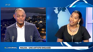 Passage au JT de Mayotte la 1ère Un grand merci à toute l’équipe pour l’accueil chaleureux ce dimanche 15 juin. Un beau moment de partage 🙏🏽 #artist #art #tv | Malha off
