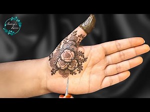 Simple And Easy Mehndi Design | New Mehndi Design 2023 | Rose mehndi design new | palm mehndi easy