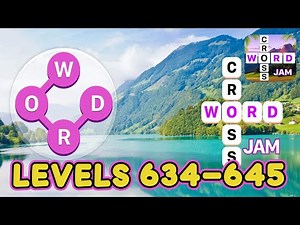Crossword Jam Levels 634 - 645 Answers