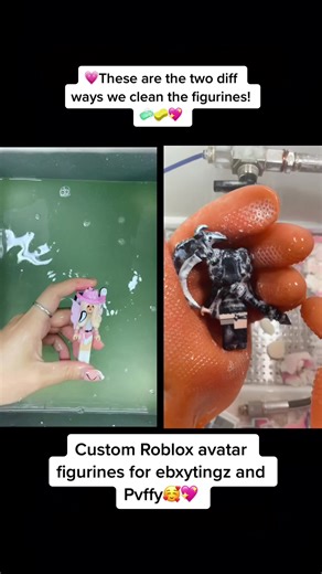 Custom Roblox Avatar Figurines Cleaning Methods