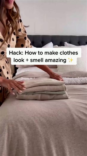 The secret to making that fresh laundry smell last longer 🧺 #laundryhacks #tipsandtricks #hometips #cleantok #wardrobetips | Kate Clean Home