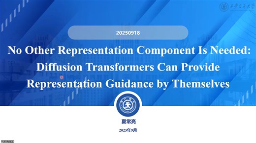 Self-Representation Alignment for Diffusion Transformers