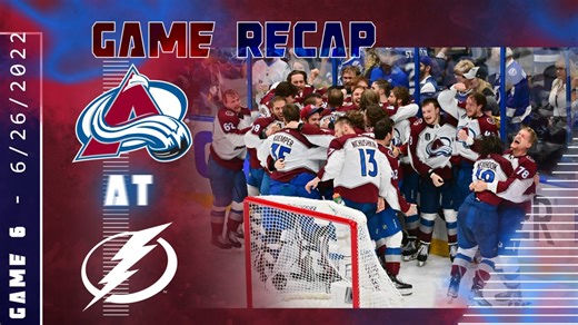 Avalanche Named 2022 Stanley Cup Champions