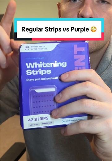 Teeth Whitening Hacks: Purple Strips vs Regular Strips