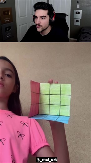 3D Paper Cube Illusion 🤯 | illusion