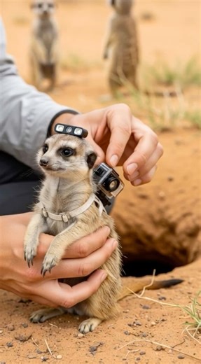 What Meerkats See Inside Their Hidden Underground City😳😟 #shortvideo