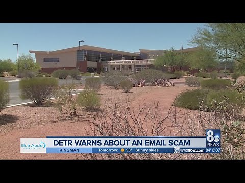 DETR warns about an email scam