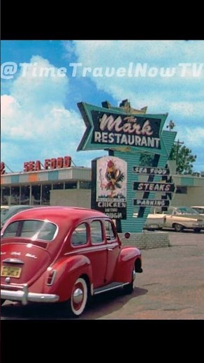Vintage The Mark Restaurant Weatherford Oklahoma 1950's Diner Coffee Shop Midcentury Modern Googie