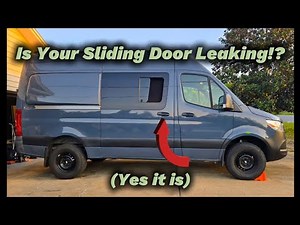 Van Sliding Door Leak FIX!