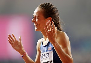 Olympic medalist Jenny Simpson shows 'encouraging improvement' after collapse