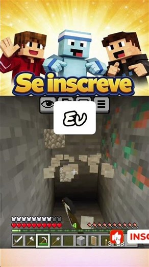 Será que Sou o Único!-Part 2 #minecraftbedrock #minecraft #minecraftshorts #comoachardiamantes