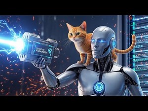 Smarty Cat AI Robot Saves Earth