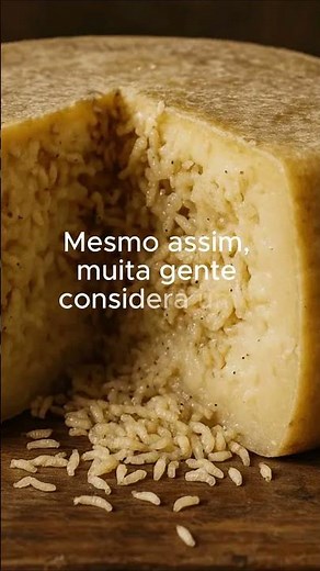 O queijo com larvas que muita gente come 😳