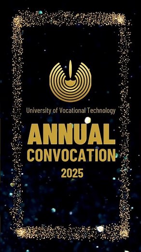 UoVT Annual Convocation 2025 #UoVT #degree #university #education #uovtmedia #NVQ #srilanka