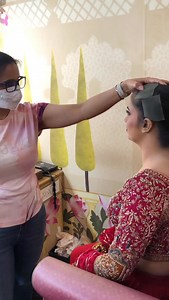 4.6M views · 63K reactions | My Beautiful Bride in making 勺 MUA : @parulgargmakeup Lipshade : @parulgargbeauty #parulgargmakeup #indianmakeupartist #parulgargbeauty #indianwedding #indianbride #delhimakeupartist | Parul Garg | Facebook