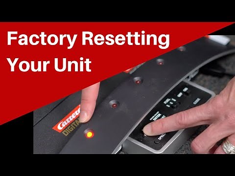 How to Factory Reset your Carrera Digital 132 control unit