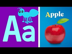 A is for Apple A A A Apple 🍎 | Kids Alphabet Phonics Songs with Sounds #abcsong