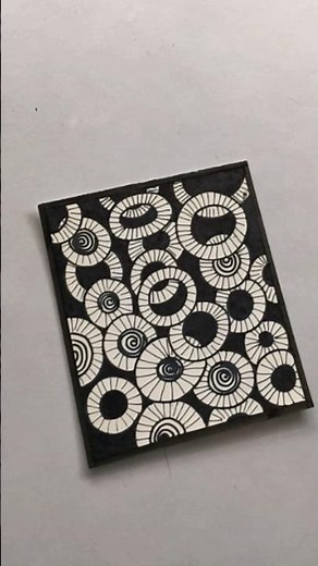 Circular Zentangle Drawing #zentangleart #art #shorts