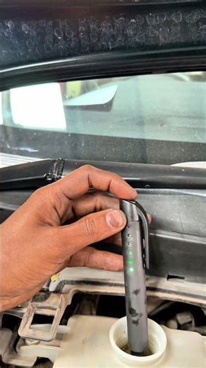 Brake Fluid Testing by Using Brake Fluid Tester! #brakeservice #BrakeFluidTester #rxmechanic