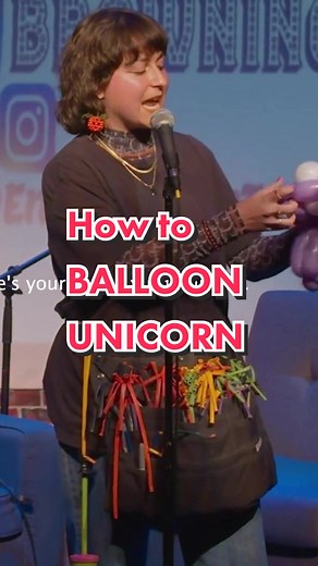 Unicorn Balloon Animal: Improv Comedy & Heartfelt Chat