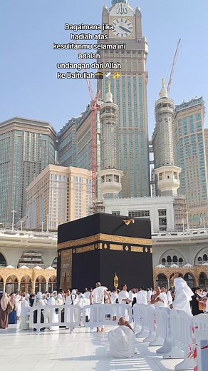 ingatkan aku bahwa masih ada banyak nikmat dari-Mu yang harus selalu aku syukuri.. Semoga Allah selalu mengundang kita kembali lagi🕋✨️ #makkah #masjidilharam #Kakbah #alharamain #mecca