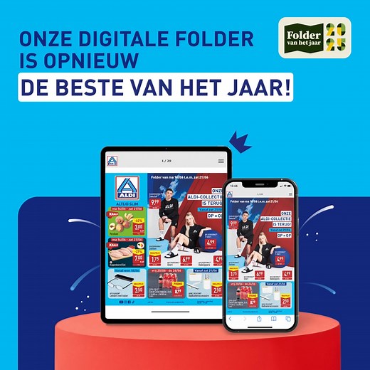 3.2K views · 78 reactions | Simply the best! 朗 Onze digitale folder werd opnieuw bekroond tot Beste Folder van het Jaar. | ALDI Belgium | Facebook