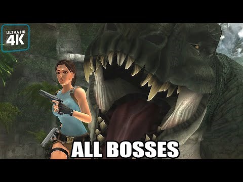 Tomb Raider Anniversary - All Monsters & Bosses (With Cutscenes) 4K 60FPS UHD PC