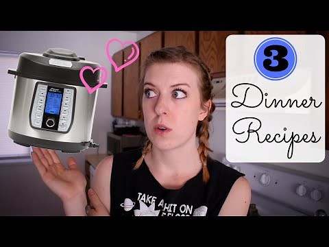 3 Dinner Recipes For Power Quick Pot (Or Instant Pot) | Delicious & Easy