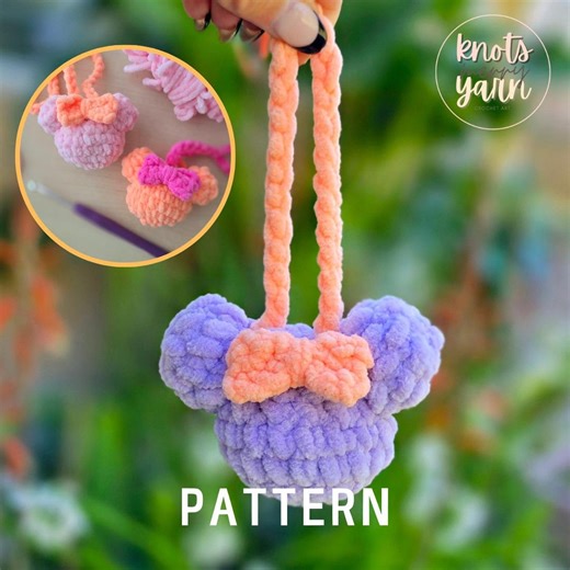 Car Accessory Crochet Pattern, No Sew, Magical Ornament, Hanging Car Charm, PDF Download, Knotsmerryyarn - Etsy