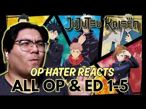 ANIME OP HATER REACTS TO ALL JJK OPENINGS & ENDINGS (1-5)