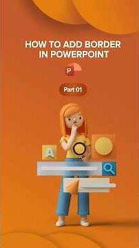 How To Add Border In PowerPoint PART1 #presentation #powerpoint #tipsandtricks #googleslides #shorts