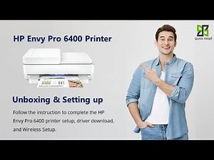HP Envy pro 6400 printer setup | Unbox HP Envy pro 6400 printer | Wi-Fi setup
