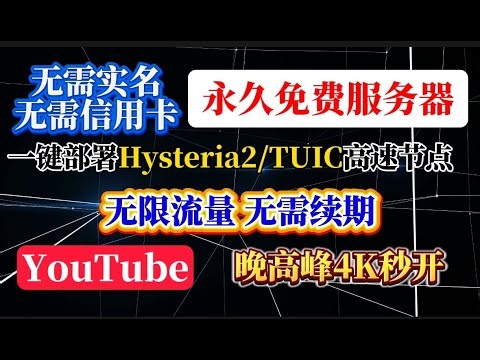 最新Lunes host 免续期永久免费容器！小白有手就行！node.js/python容器 一键TUIC/Hysteria2协议节点 ，高速稳定不断流，解锁德国、美国IP，支持chatgpt,奈飞