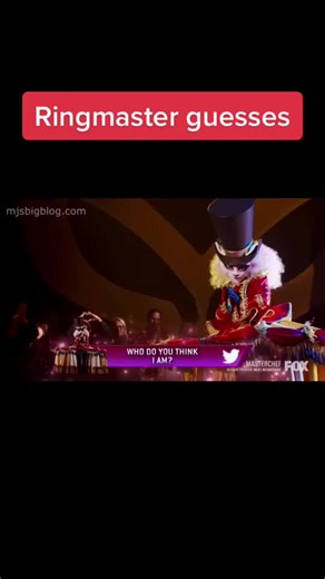 Guessing the Ringmaster on The Masked Singer