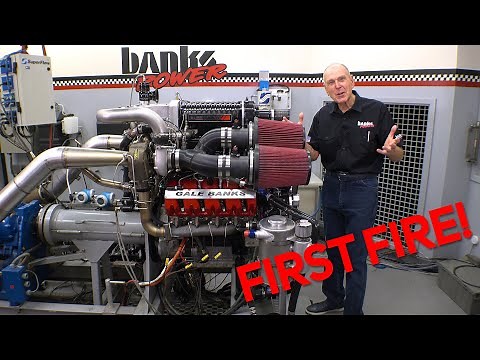 SUPER-TURBO DURAMAX FIRST FIRE! Building A Monster Truck Engine Pt 12