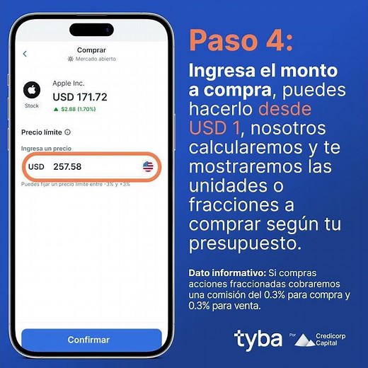 Cómo comprar tu primera acción en tyba | Guía paso a paso fácil y rápida