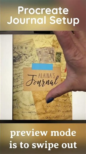 The best way to make digital journals in Procreate