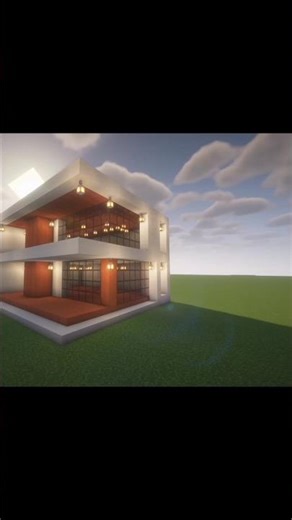 How To Build a Modern House in Minecraft! #minecraft #mimecrafthouse #shorts