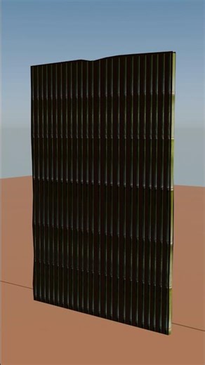 Bamboo wall 😱 | 3D Animation | #shorts