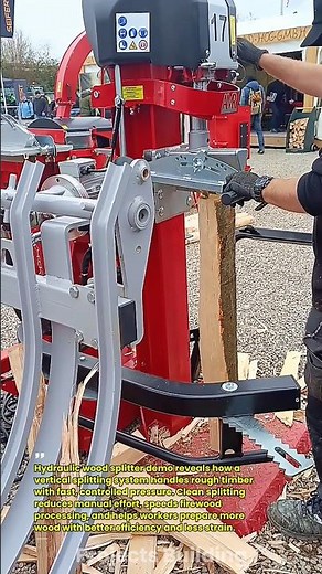 Hydraulic Wood Splitter Demo