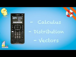 how to do Calculus and Vector operations? - TI-Nspire tutorial #6