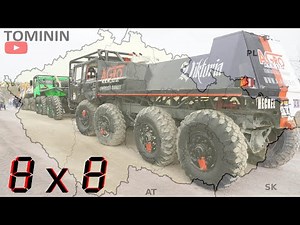 Czech Truck Trial | Compilation 2022 + Region map | Tatra 8x8